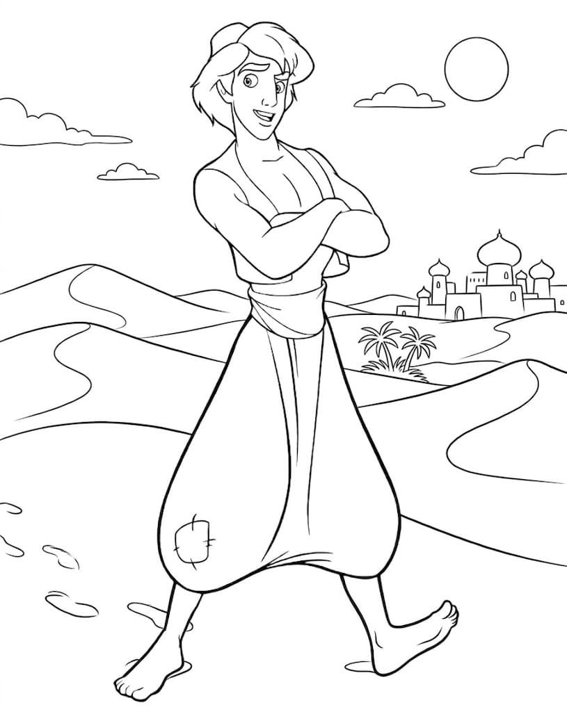 Drawing Aladdin Free