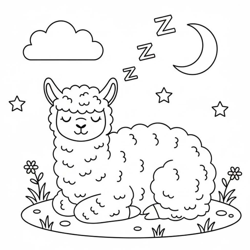 Drawing Alpaca Easy