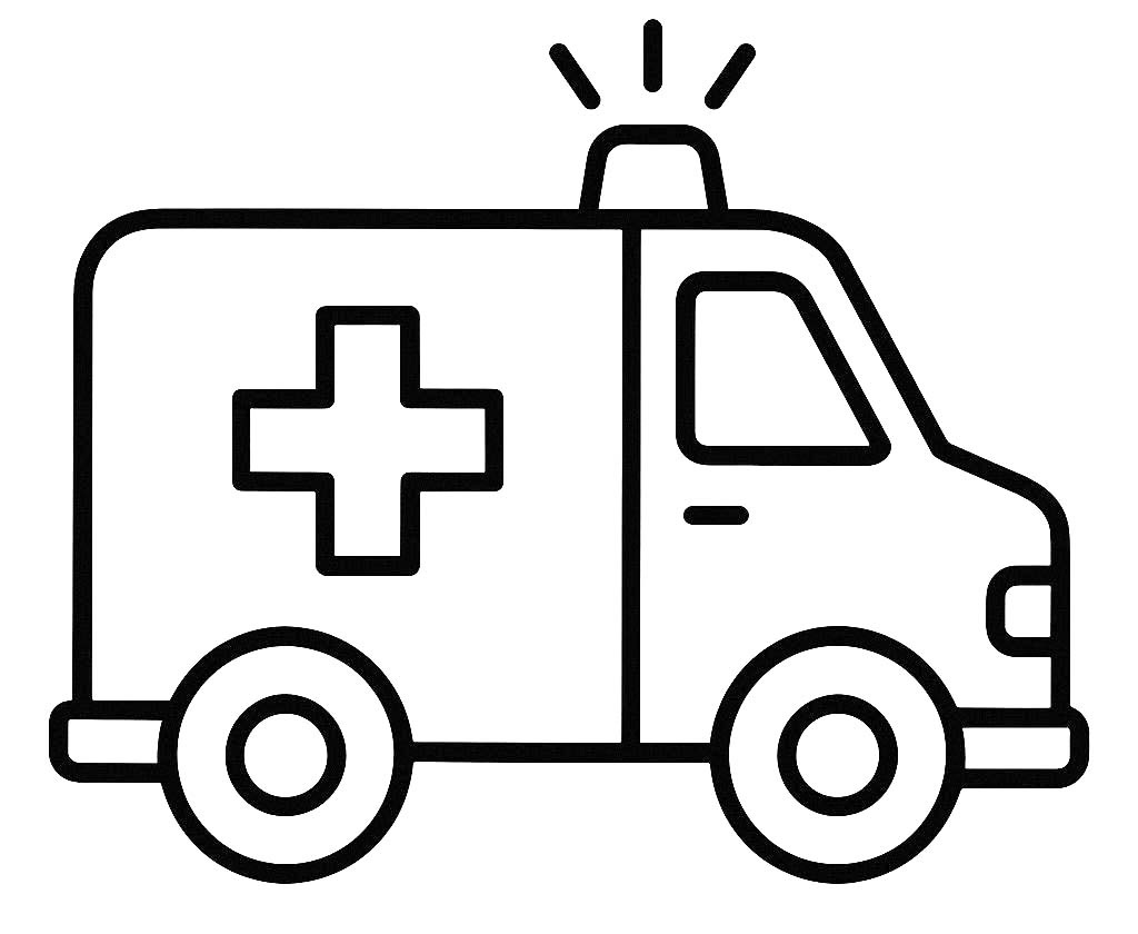 Drawing Ambulance Simple