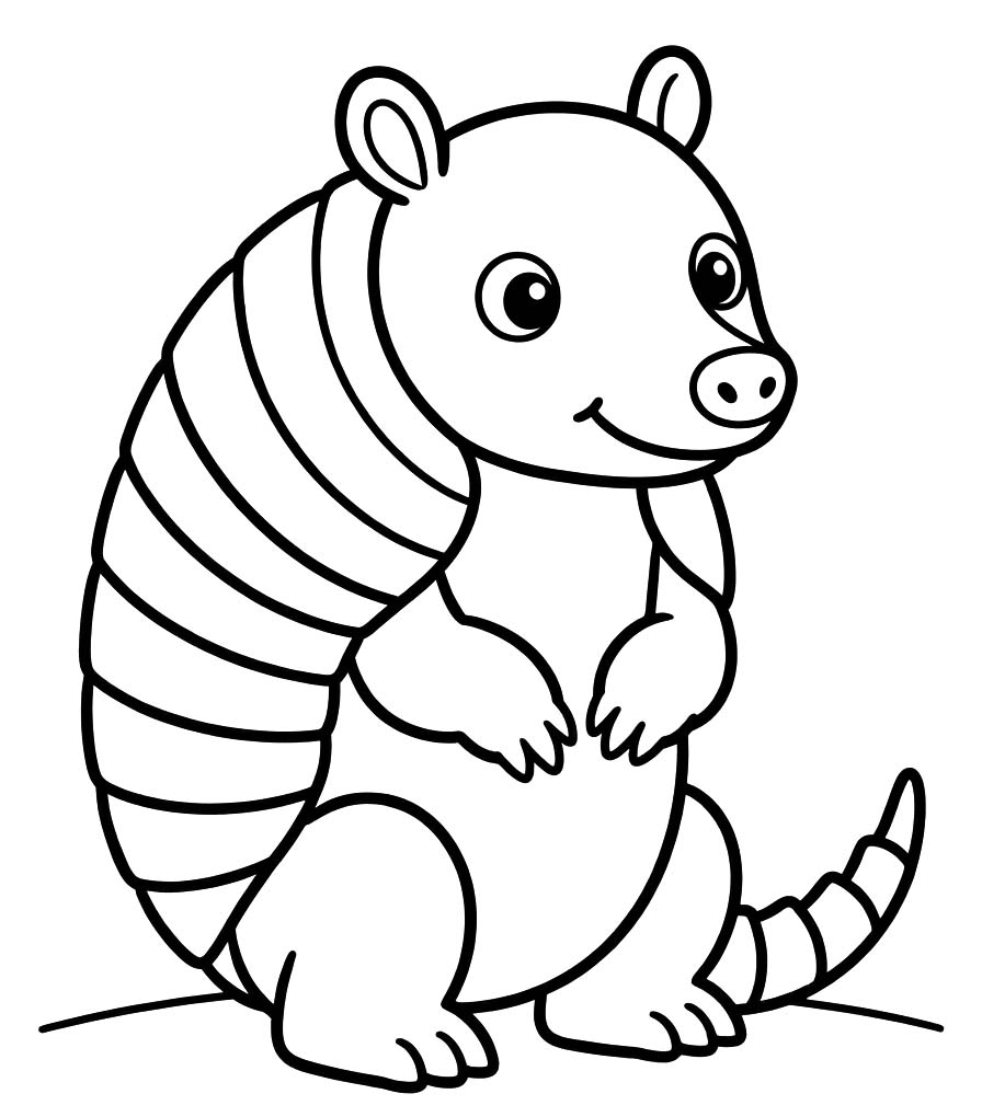 Drawing Armadillo Easy