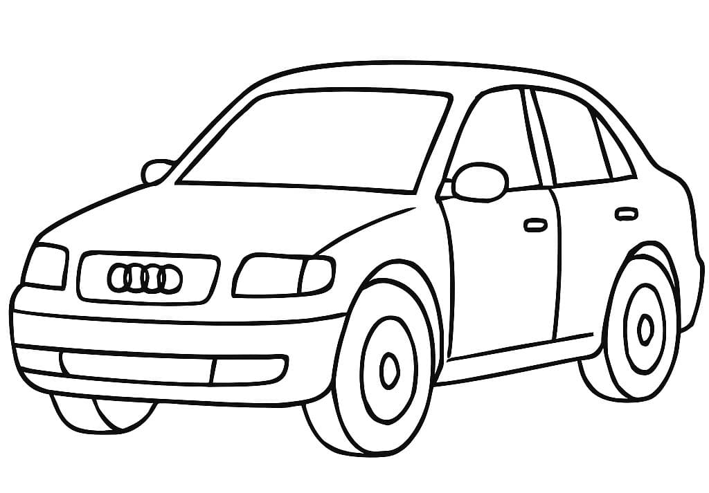 Drawing Audi Simple