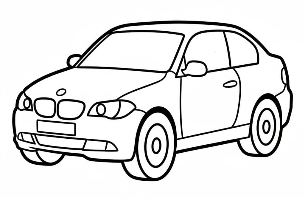 Drawing BMW Printable