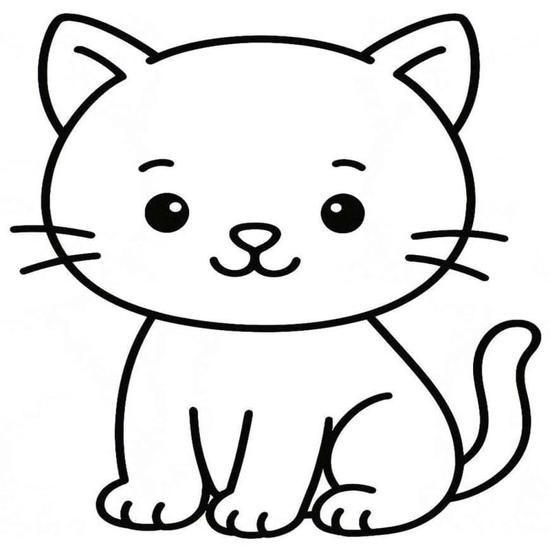 Drawing Baby Animal Cat