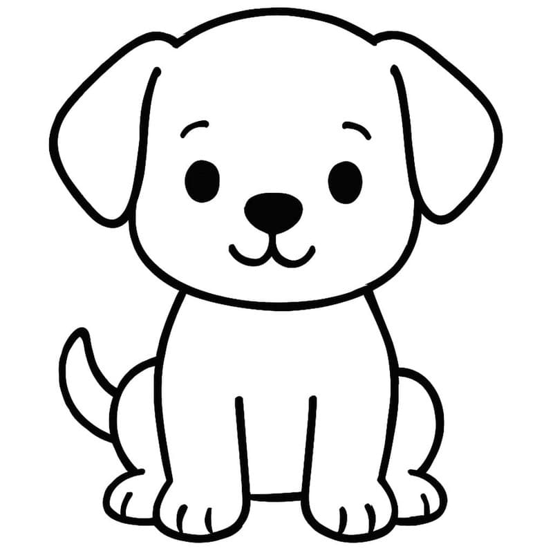 Drawing Baby Animal Dog