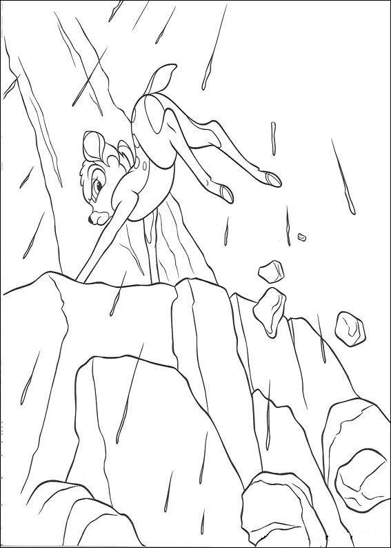 Drawing Bambi Free Printable