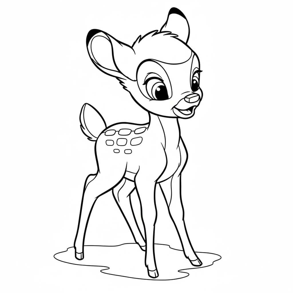 Drawing Bambi Simple