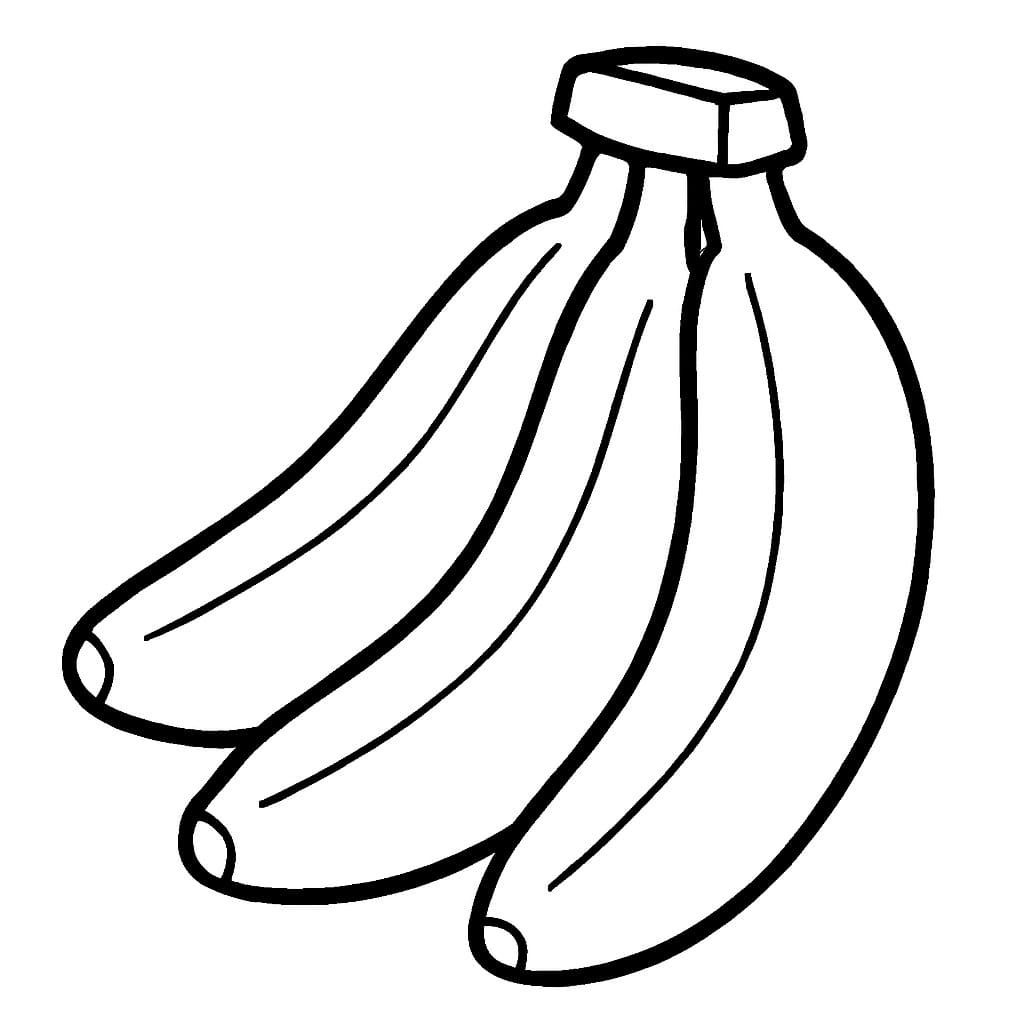 Drawing Banana Free Printable