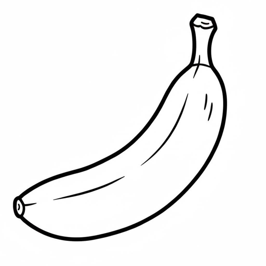 Drawing Banana Printable