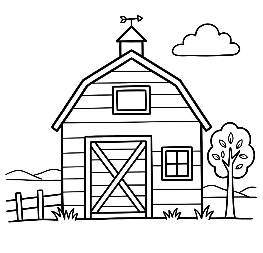 Drawing Barn Printable