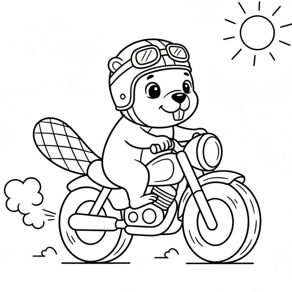 Drawing Beaver Easy