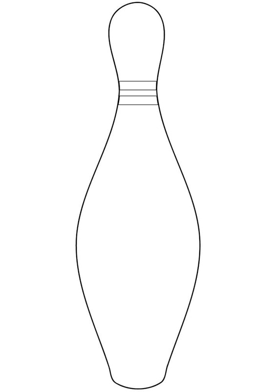 Drawing Bowling Free Printable