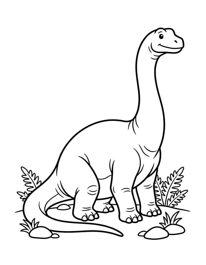 Drawing Brontosaurus