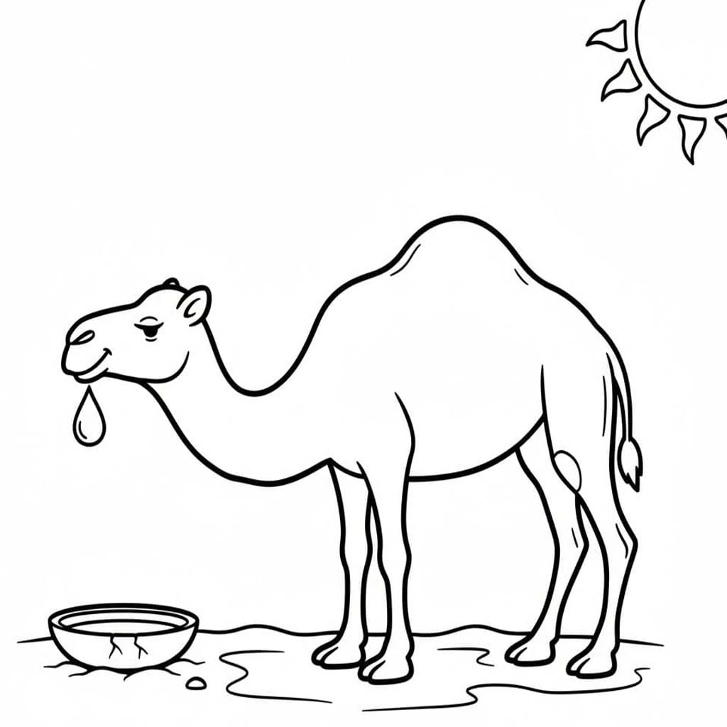 Drawing Camel Easy