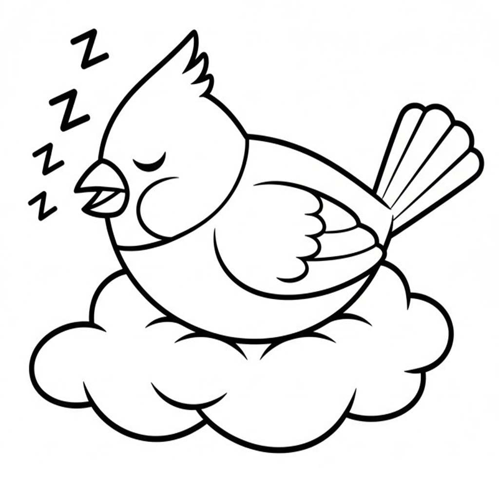 Drawing Cardinal Free Printable
