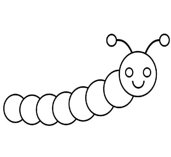 Drawing Caterpillar Free Printable