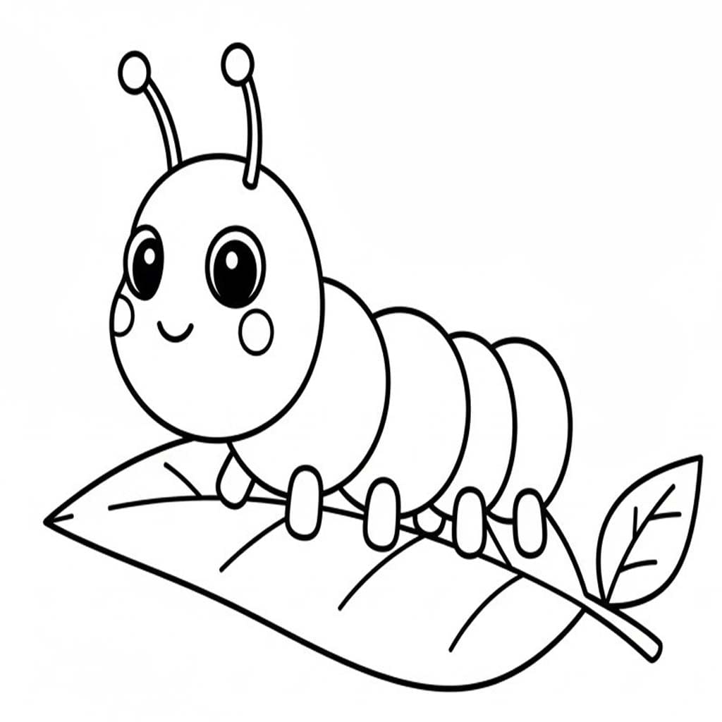 Drawing Caterpillar Free