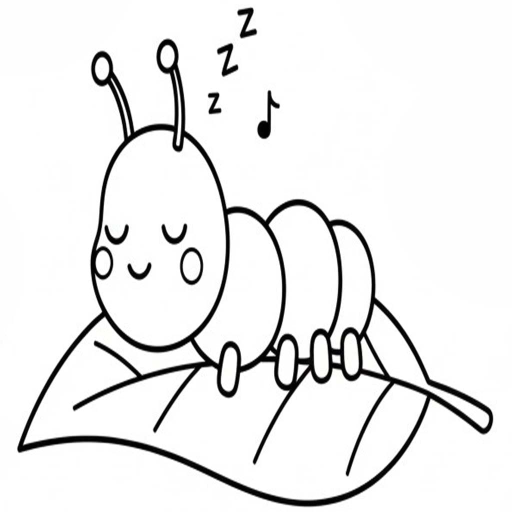 Drawing Caterpillar Printable