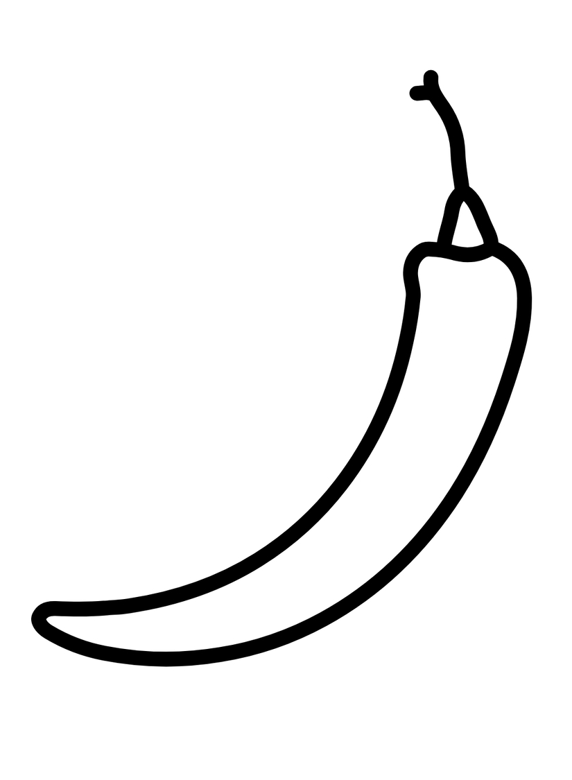 Drawing Chili Pepper basic