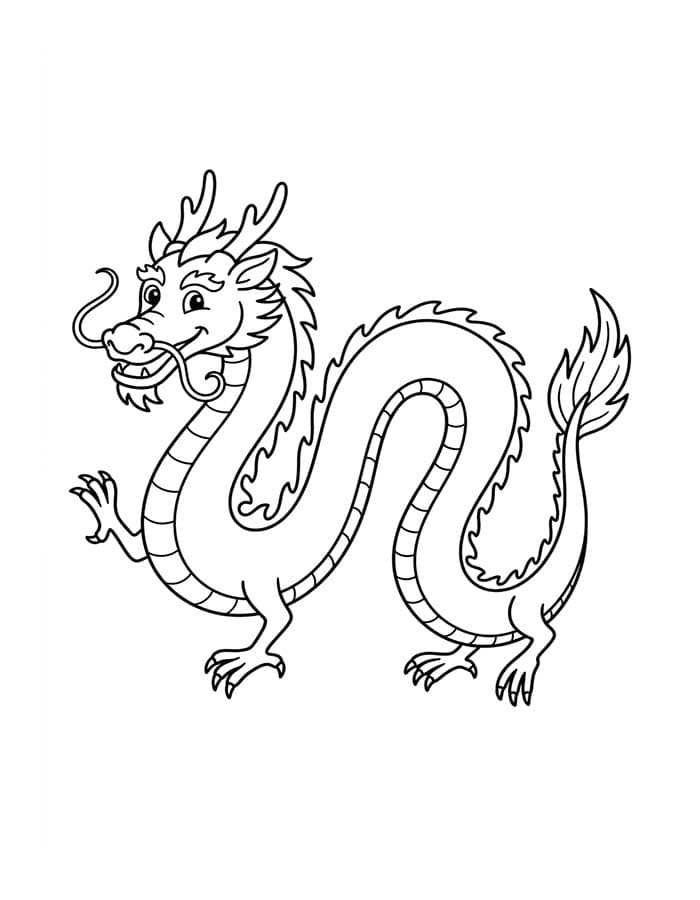 Drawing Chinese Dragon Easy