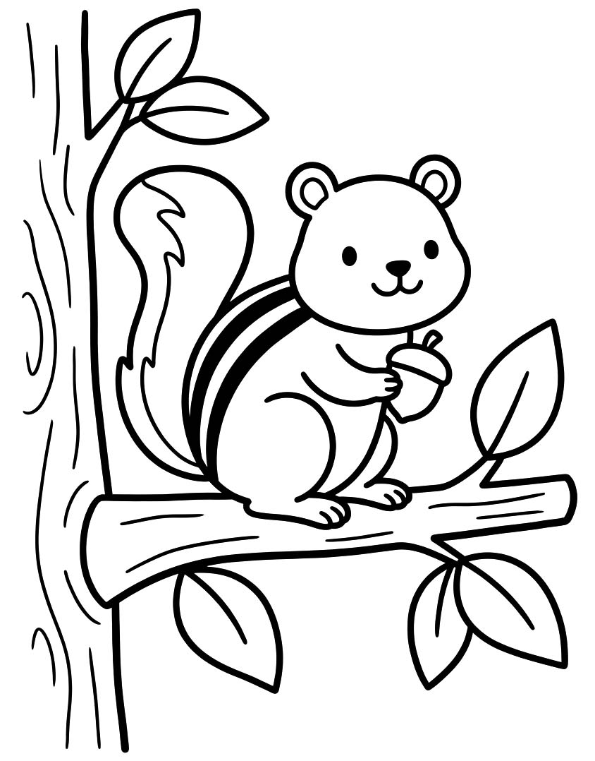 Drawing Chipmunk Easy