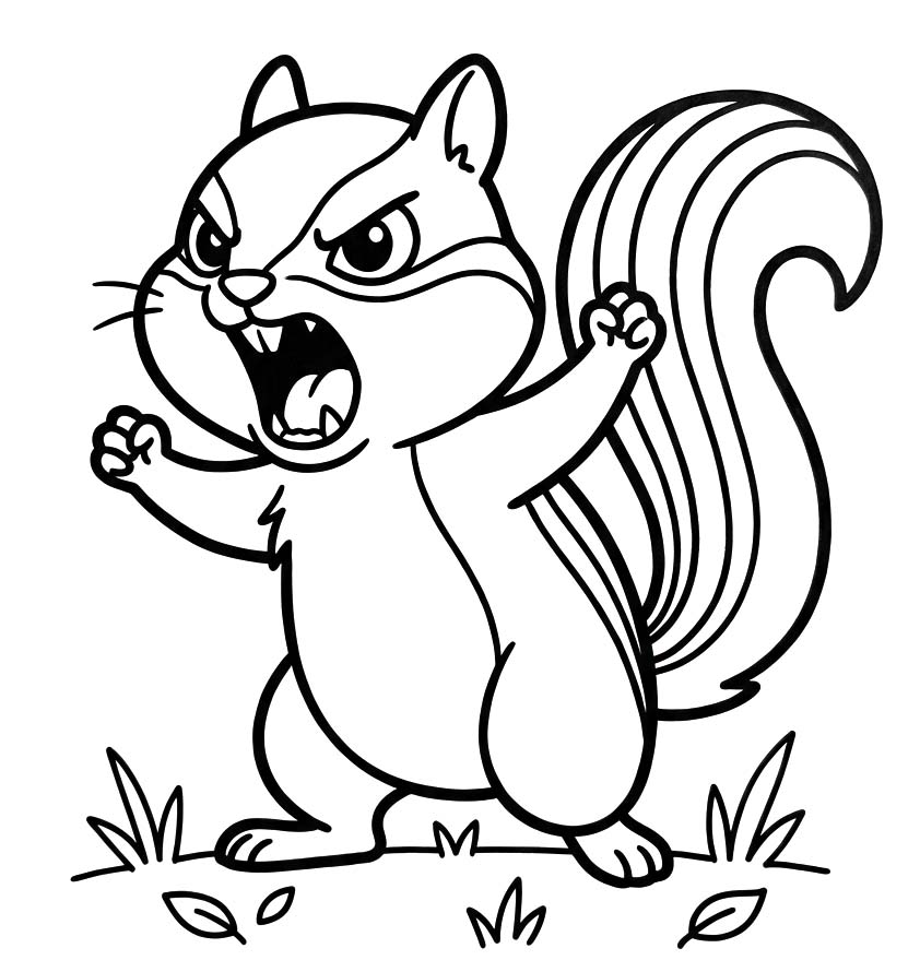 Drawing Chipmunk Simple