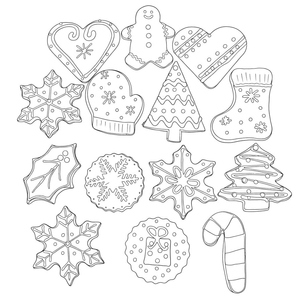 Drawing Christmas Cookie Free