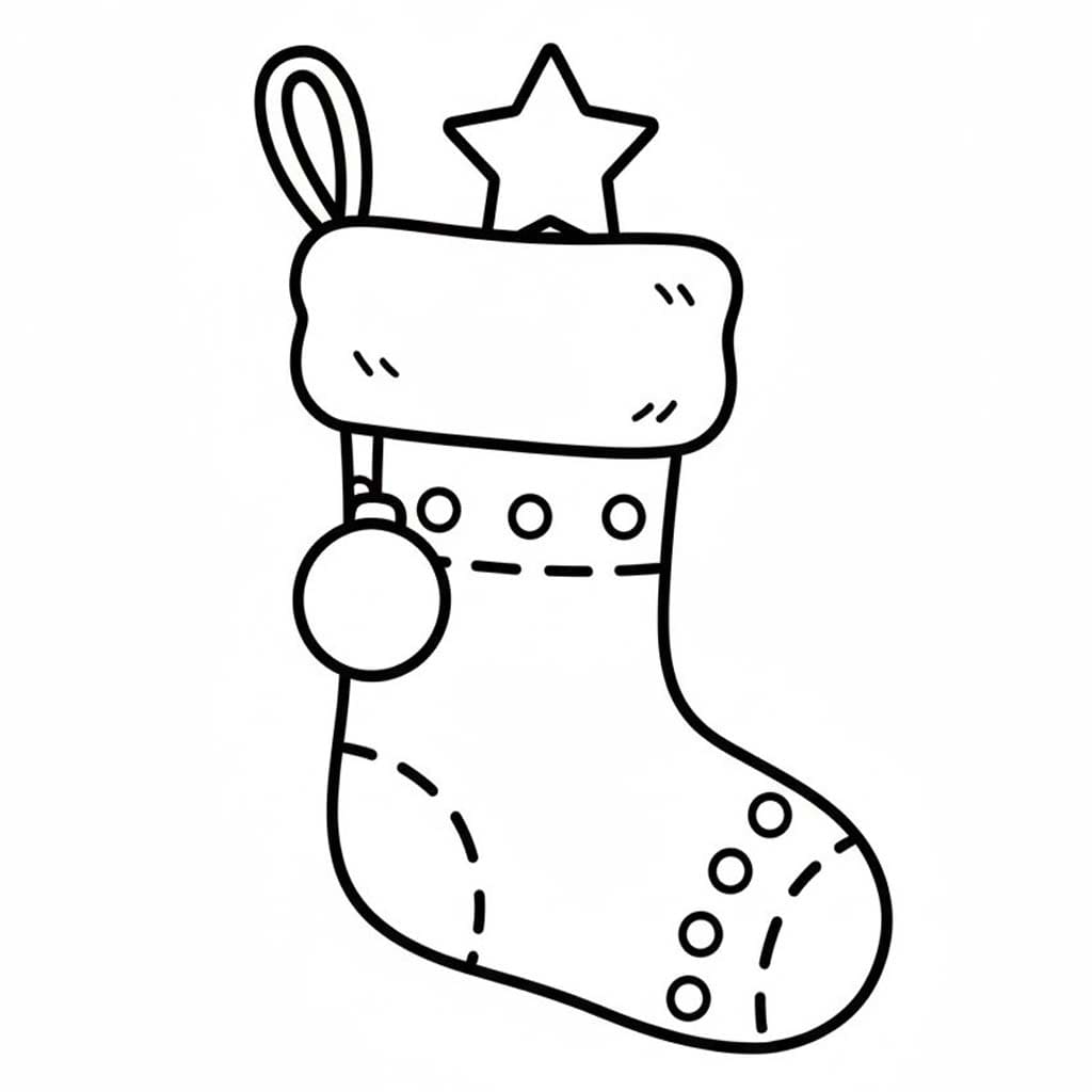 Drawing Christmas Stocking basic