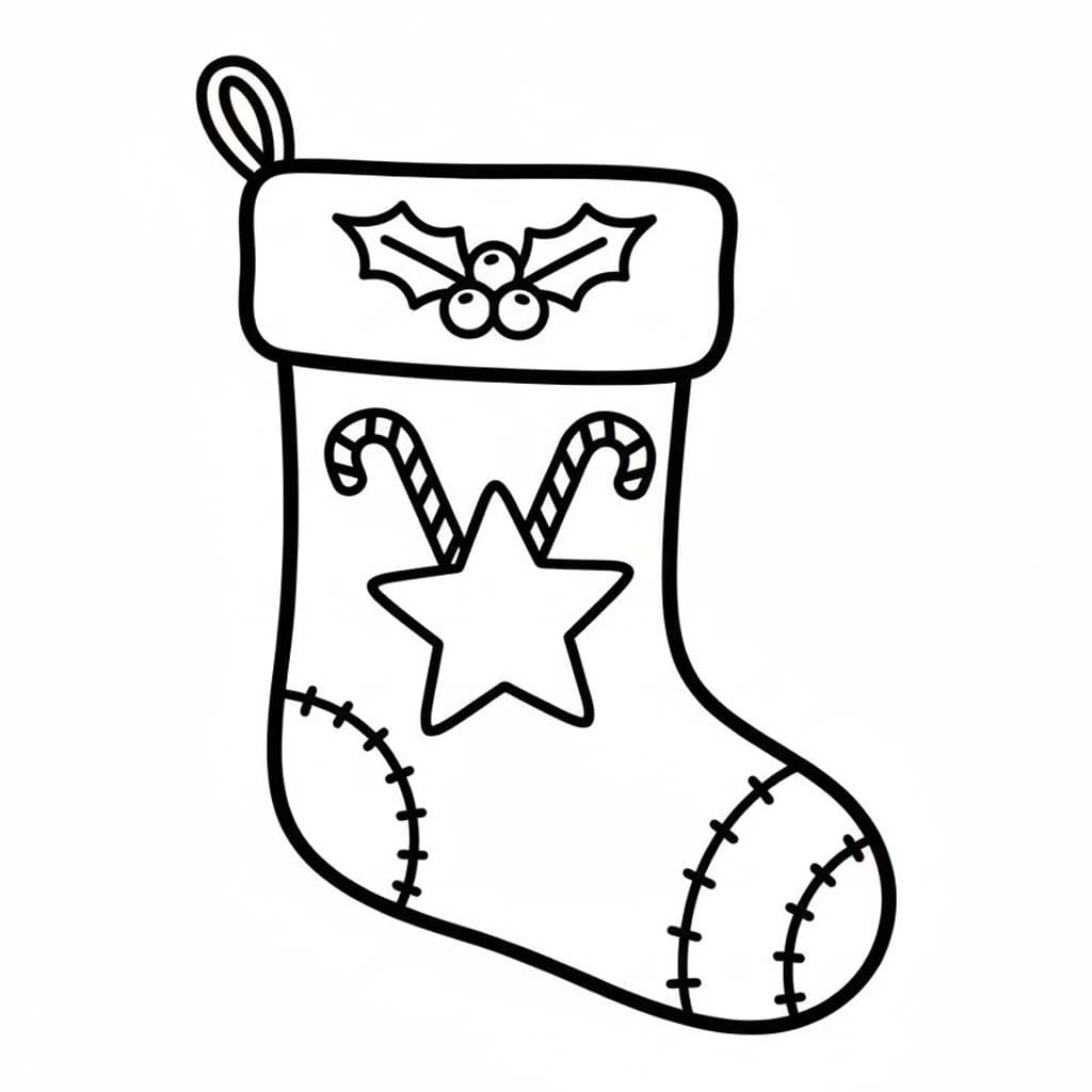 Drawing Christmas Stocking