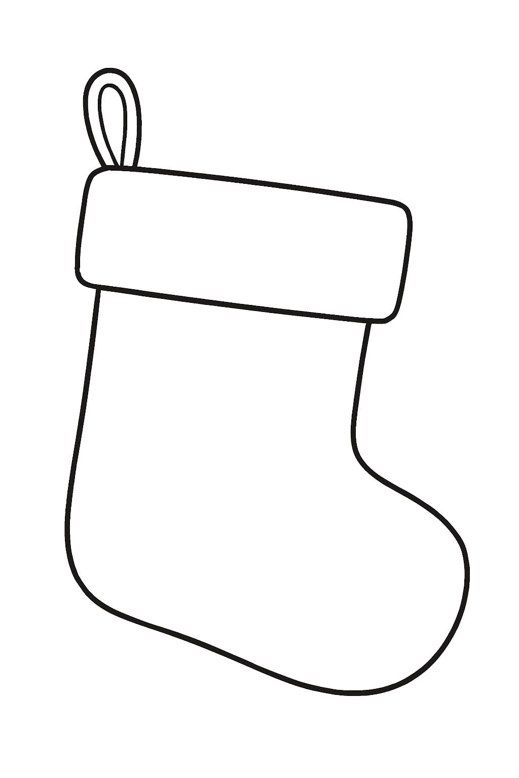 Drawing Christmas Stocking easy