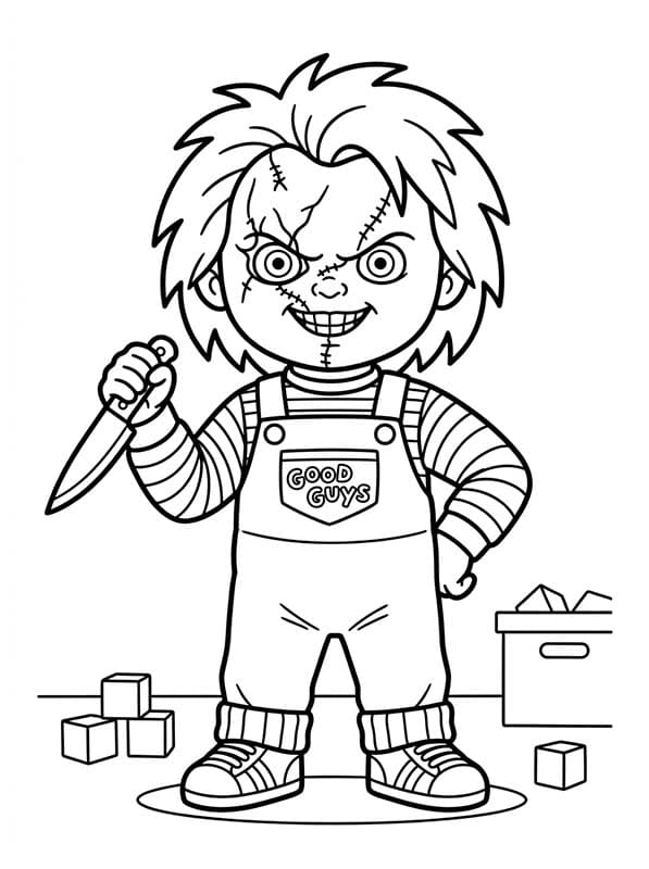 Drawing Chucky Simple