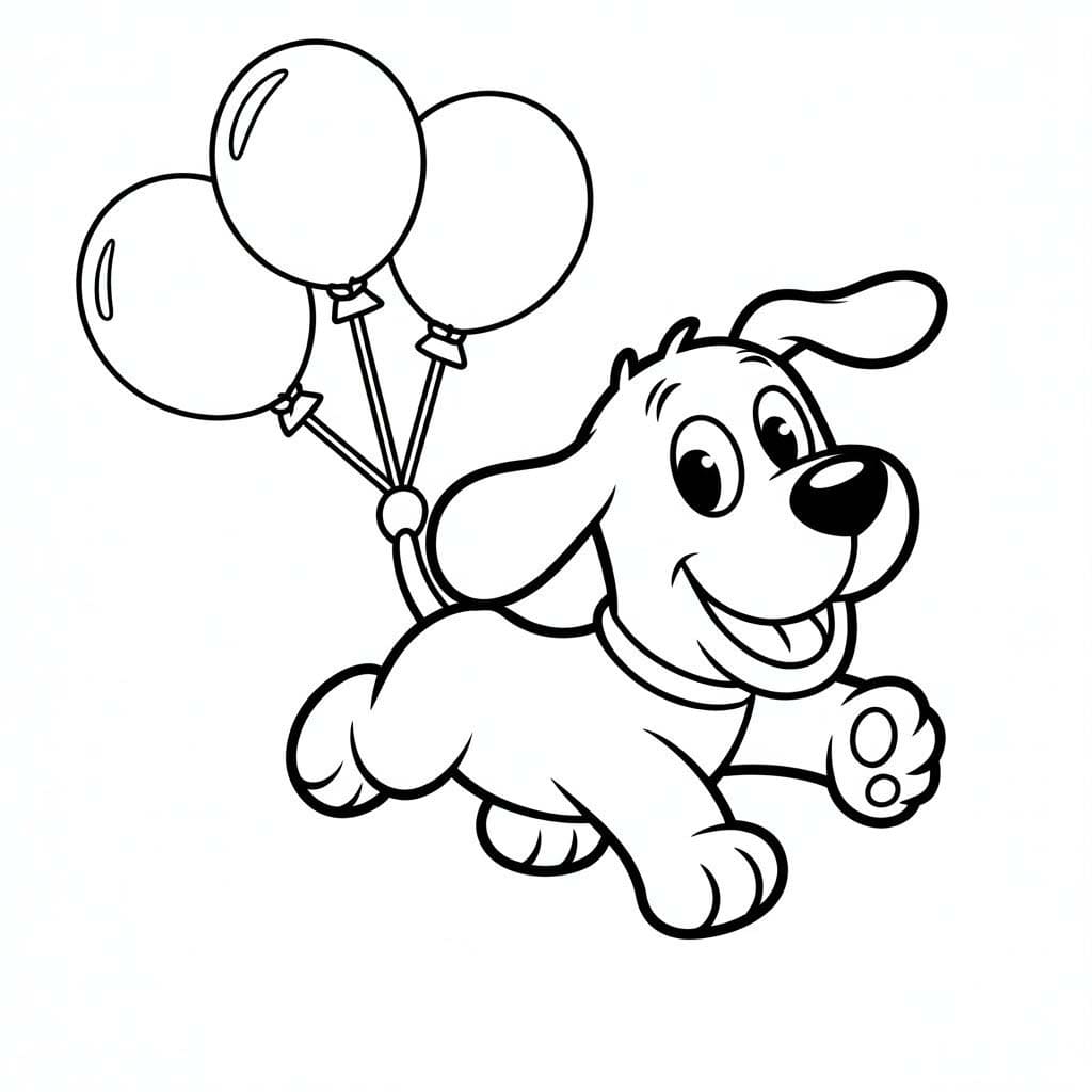 Drawing Clifford Free Printable