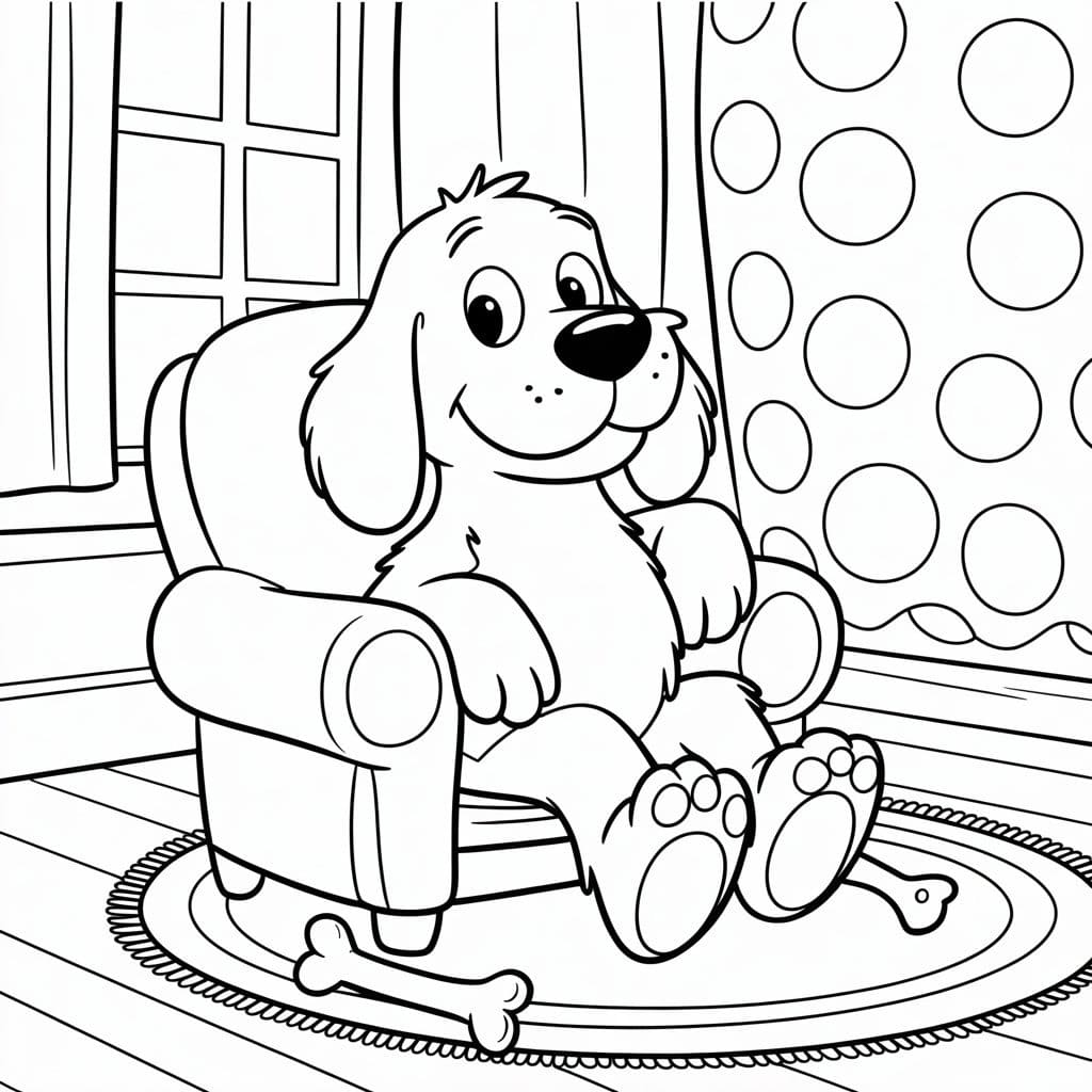 Drawing Clifford Printable