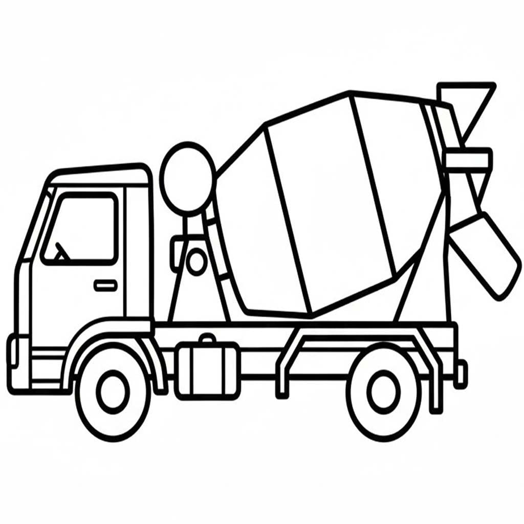 Drawing Construction Vehicle Free