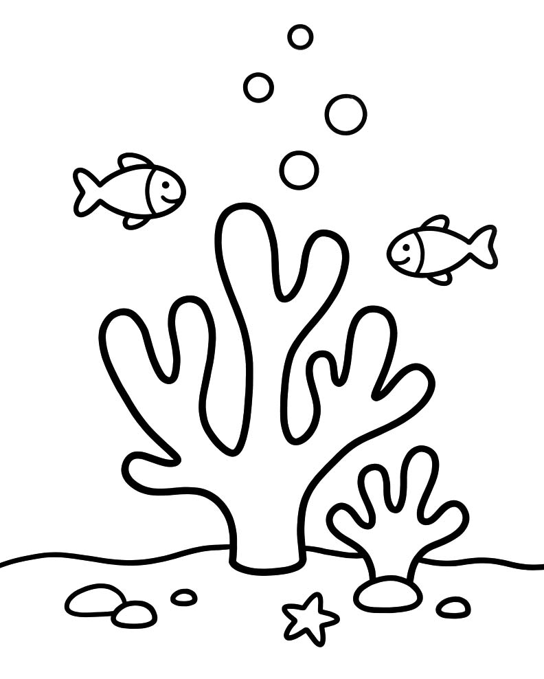 Drawing Coral Printable