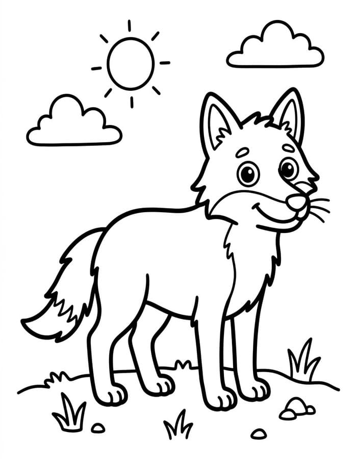 Drawing Coyote