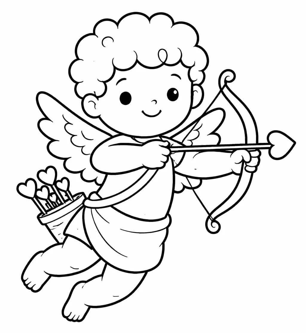 Drawing Cupid Simple