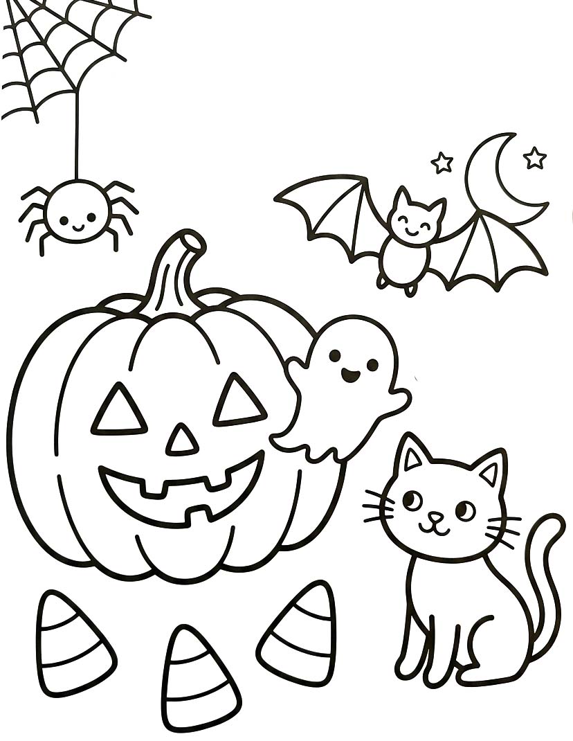 Drawing Cute Halloween Easy