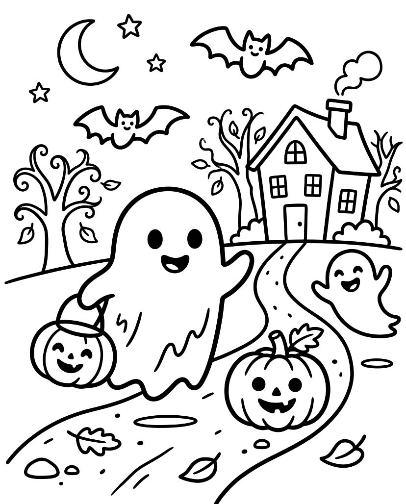 Drawing Cute Halloween Free