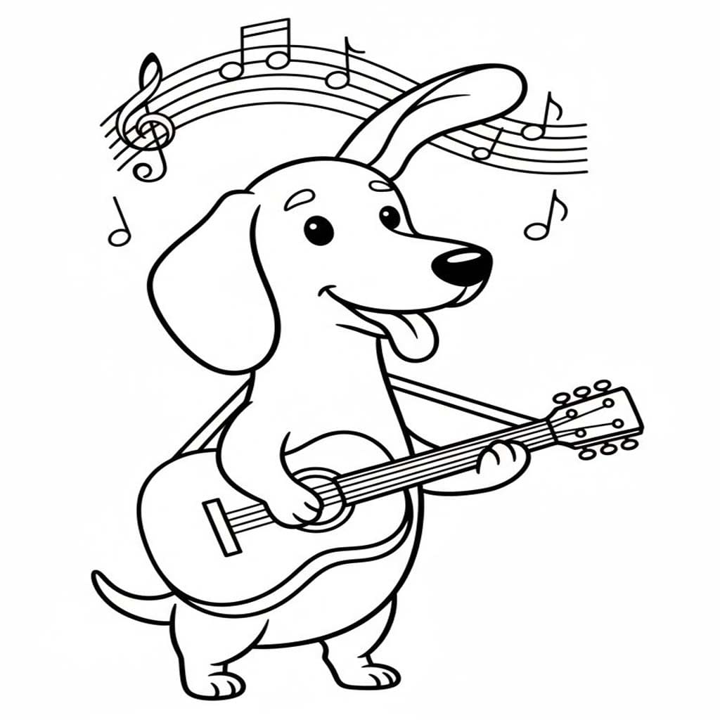 Drawing Dachshund Easy