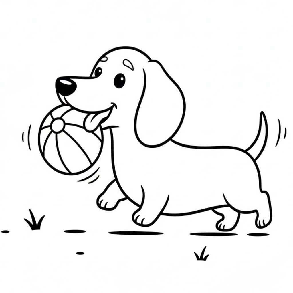 Drawing Dachshund Free