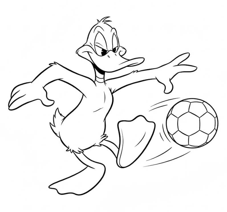 Drawing Daffy Duck Printable