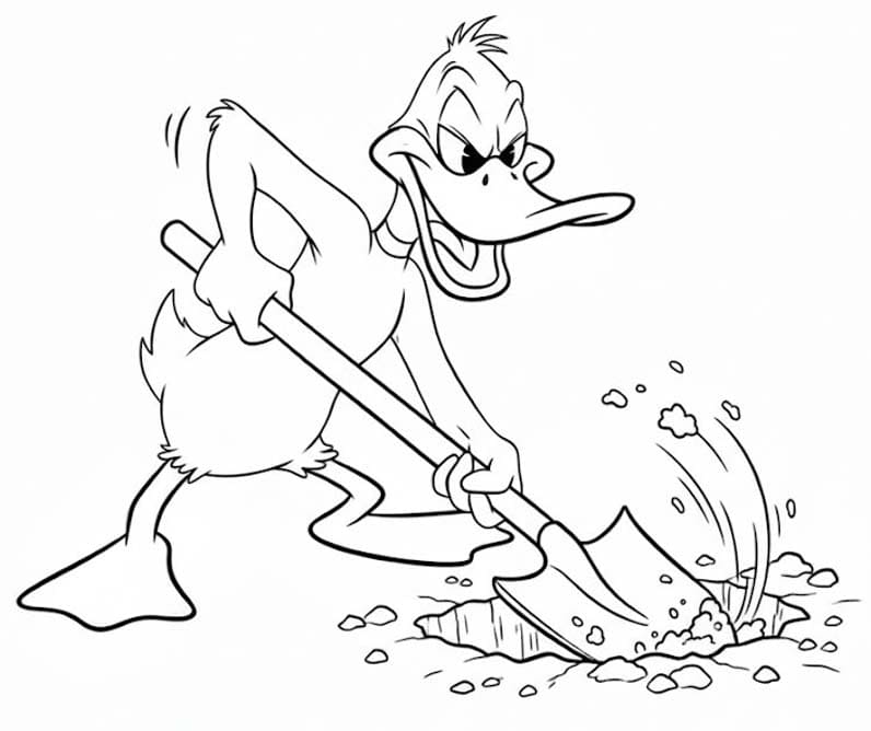 Drawing Daffy Duck