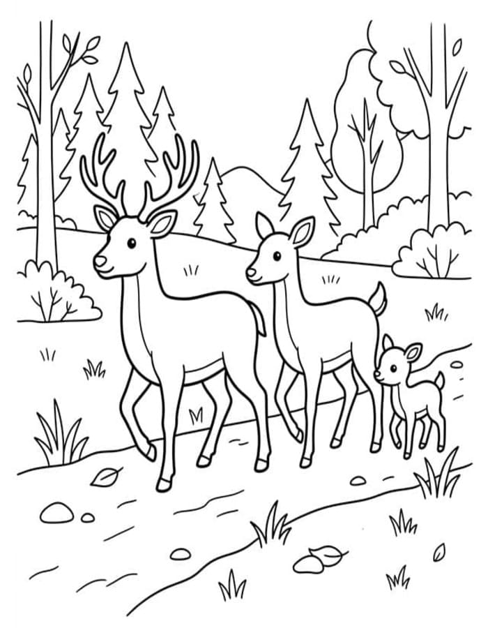 Drawing Deer Easy