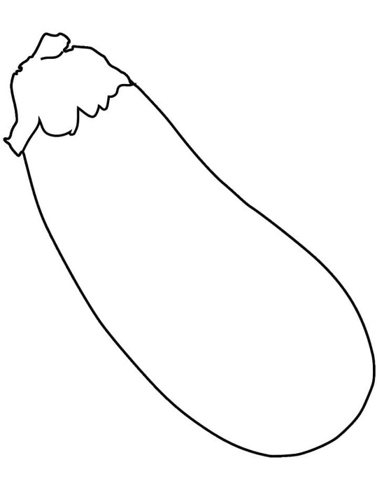 Drawing Eggplant free