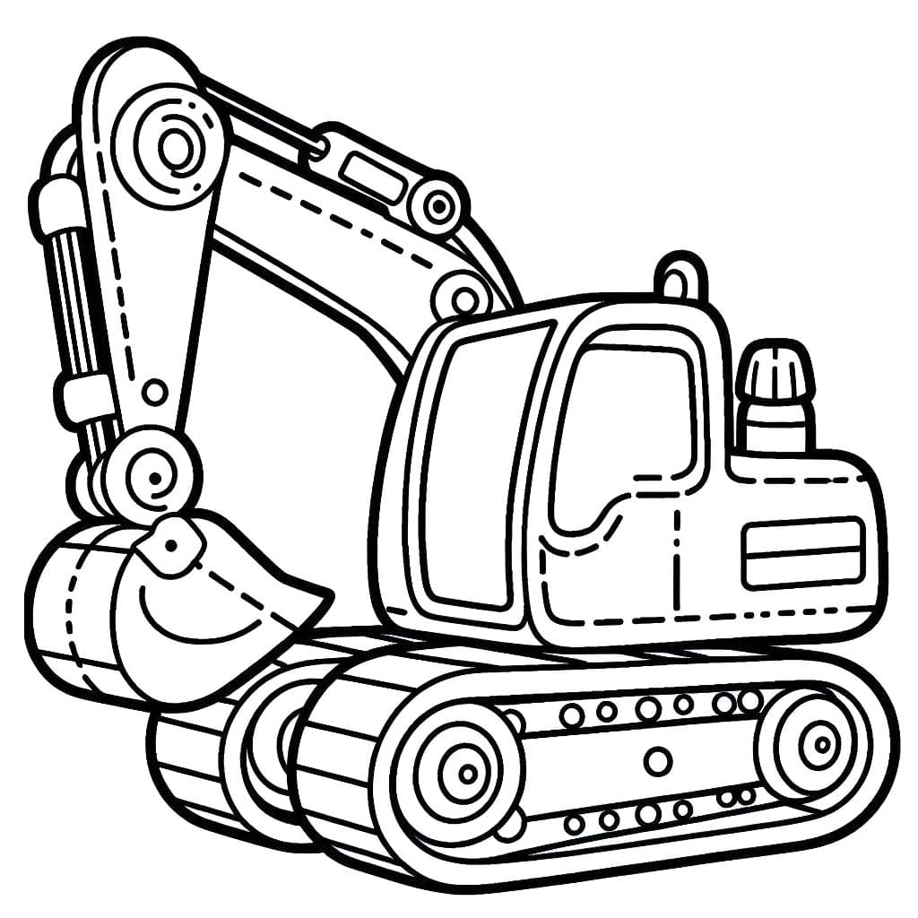 Drawing Excavator Free