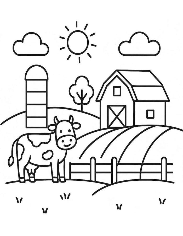 Drawing Farm Animal Free
