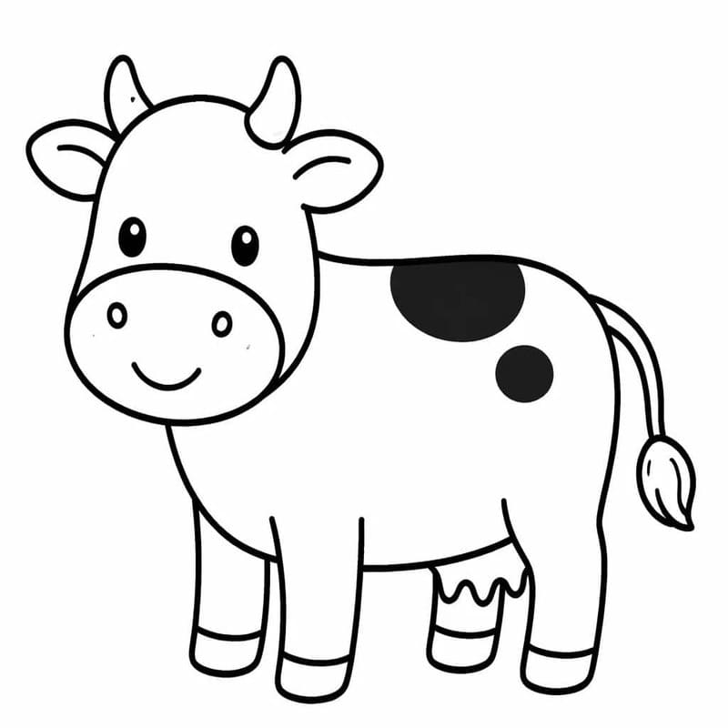 Drawing Farm Animal Simple