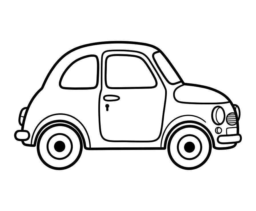Drawing Fiat Free Printable