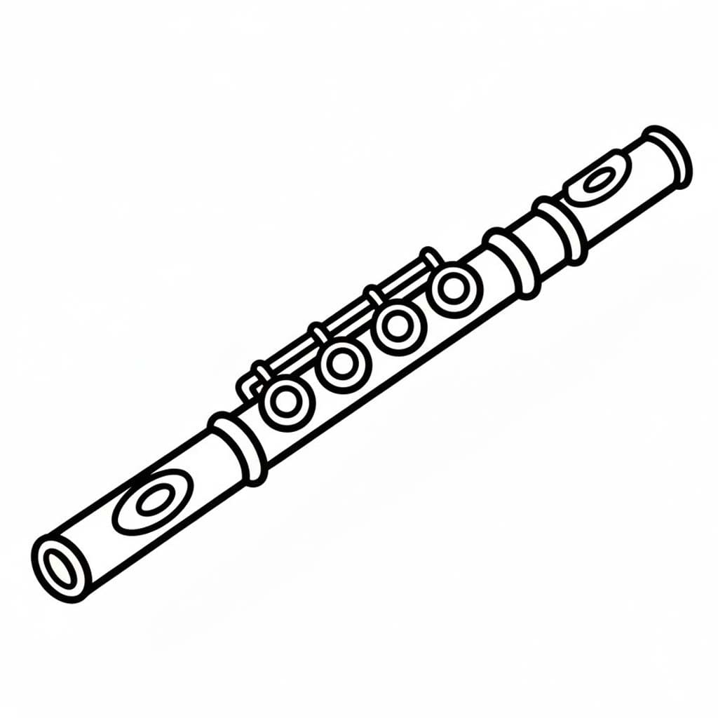 Drawing Flute Easy