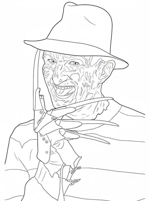 Drawing Freddy Krueger Free